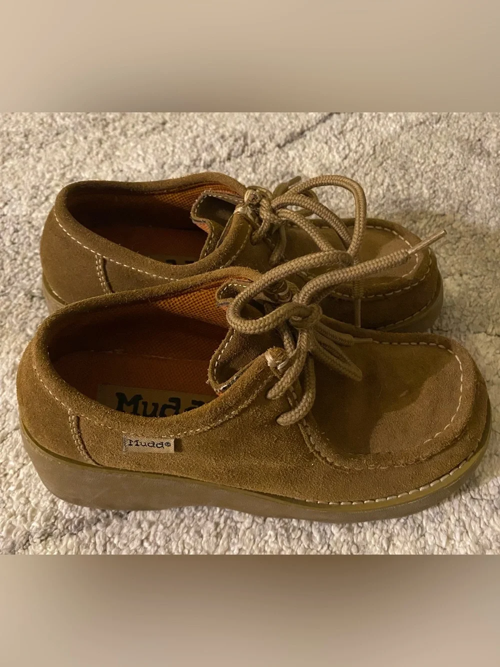 Mudd Lace Up Chunky Oxford Platform Shoes Size 8-8.5, 90’s Y2K